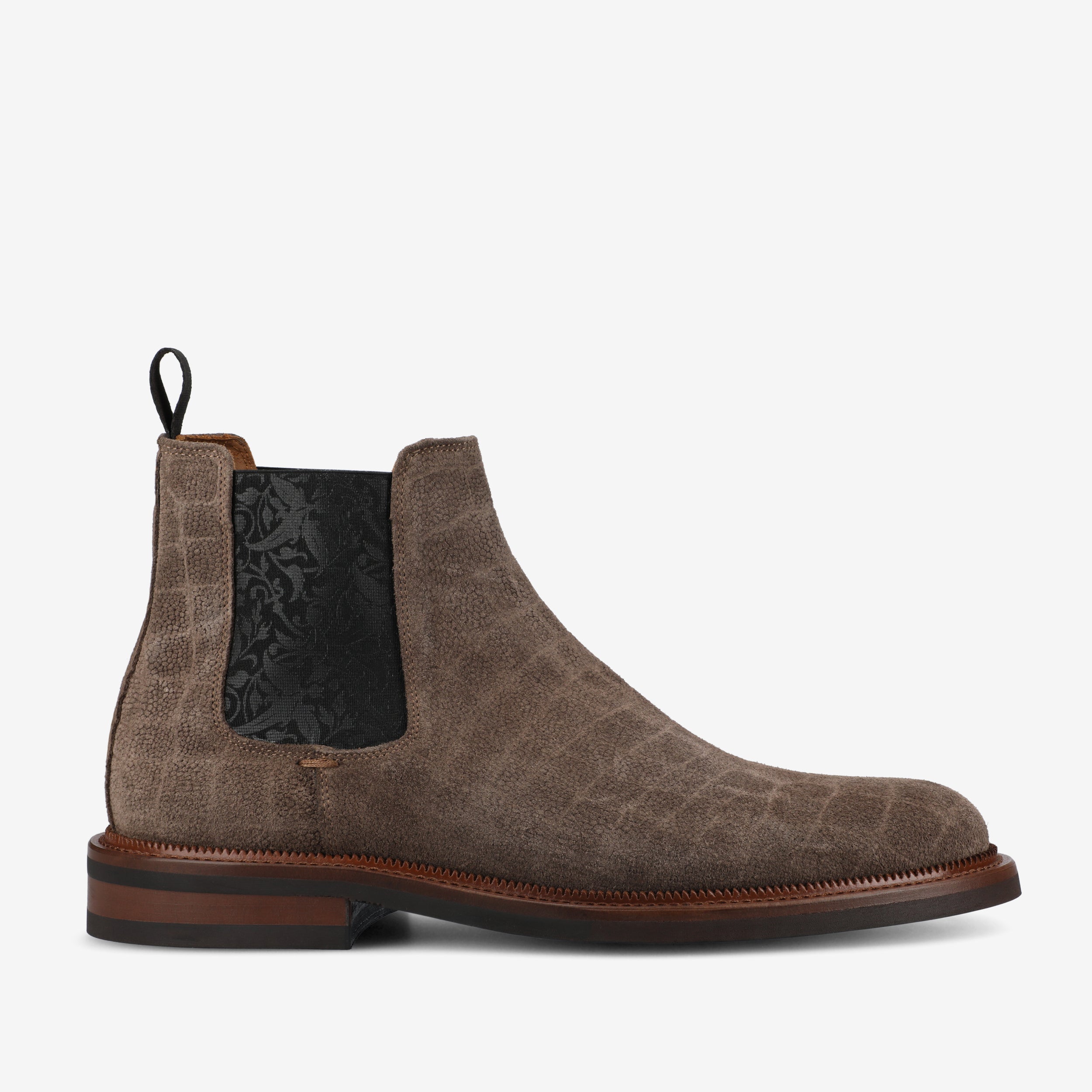GLEN-CTA_WEB1.jpg The Glen Boot in Taupe Croco - Image 1