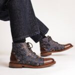 The Jack Dress Boot in Brown Paisley - Image 2