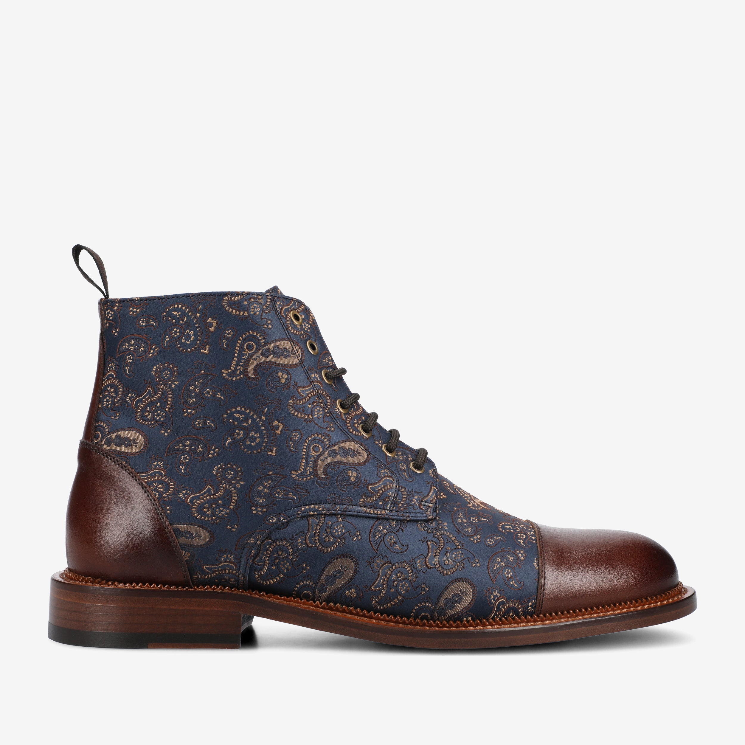 JACK-BRP_WEB1_5d329cd1-7b15-4969-81a3-5672c328e8c1.jpg The Jack Dress Boot in Brown Paisley - Image 1