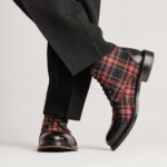 The Jack Dress Boot in Red Plaid - Image 3