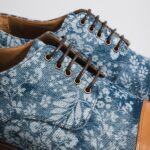 The Jack Oxford Shoe in Washed Denim Floral - Image 3