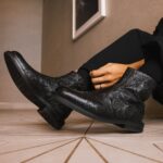 The Lewis Boot in Black Floral - Image 4