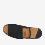 The Sterling Penny Loafer in Brown Floral Suede - Image 6