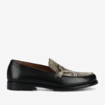 The Sterling Penny Loafer in Serpente