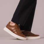 The Logan Sneaker in Tan - Image 3
