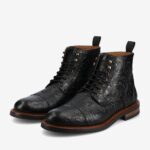The Rome Boot in Black Floral - Image 2