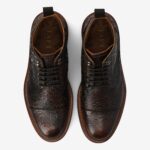 The Rome Boot in Brown Floral - Image 3