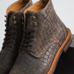 The Rome Boot in Brown Croco - Image 3