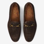 The Russell in Chocolate Floral Suede - Image 6